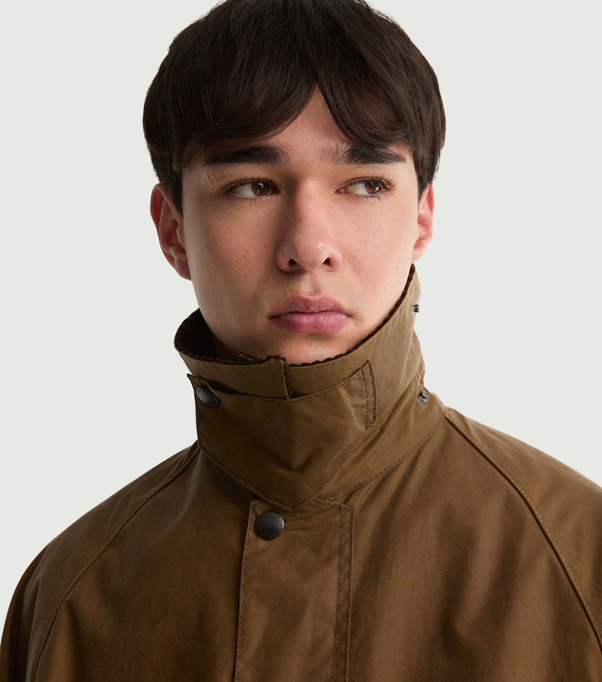 Oversized Bedale Waxed Jacket Sand - Barbour