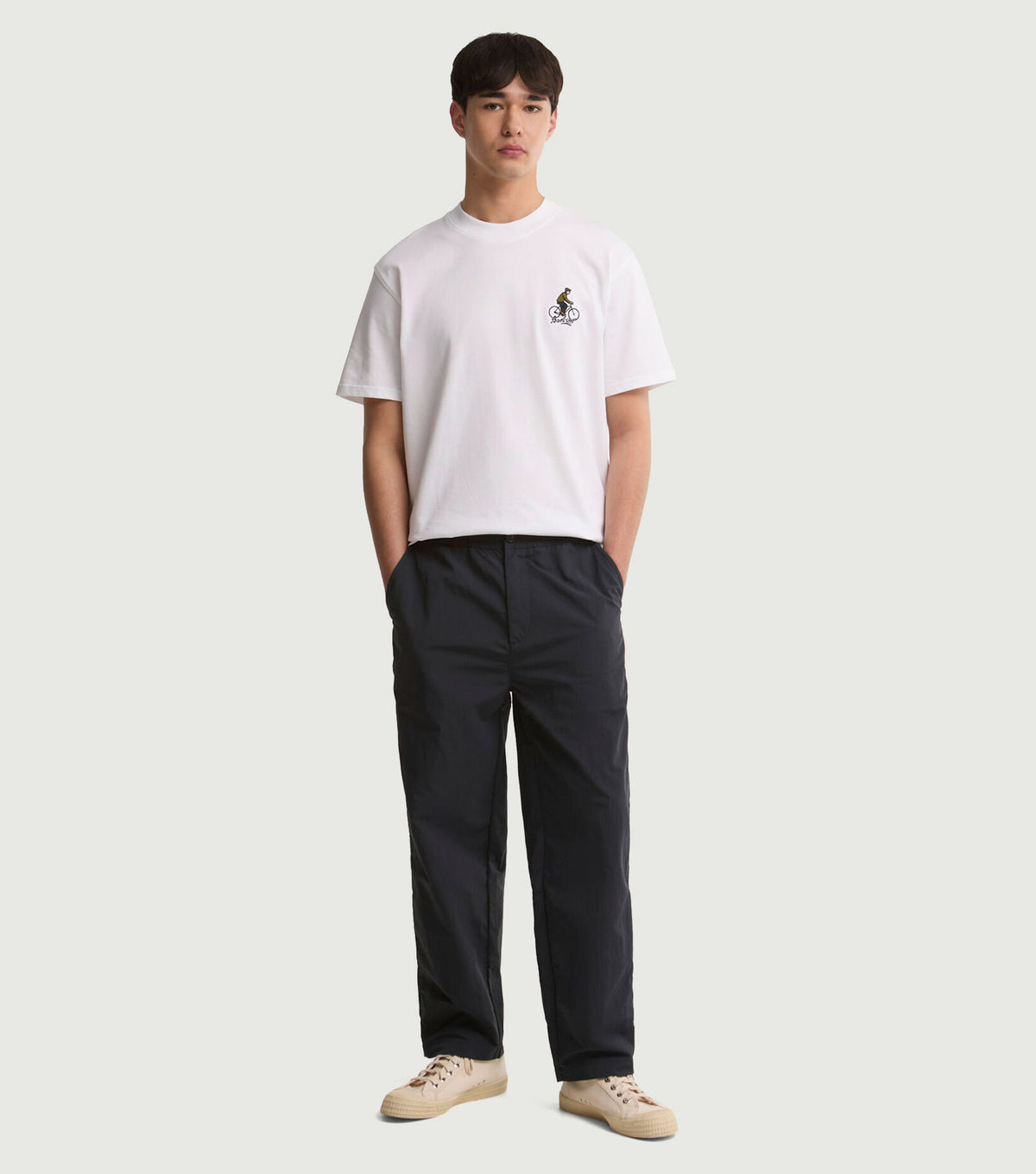 Trussford Bicycle Oversized T-Shirt White - Barbour