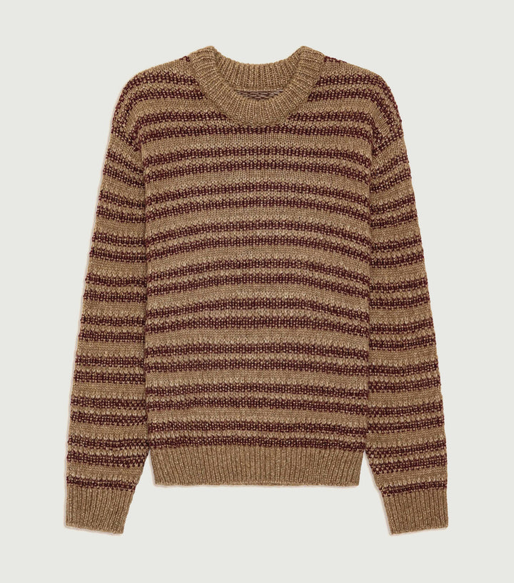 Noah - Alpaca blend sweater Desert Khaki