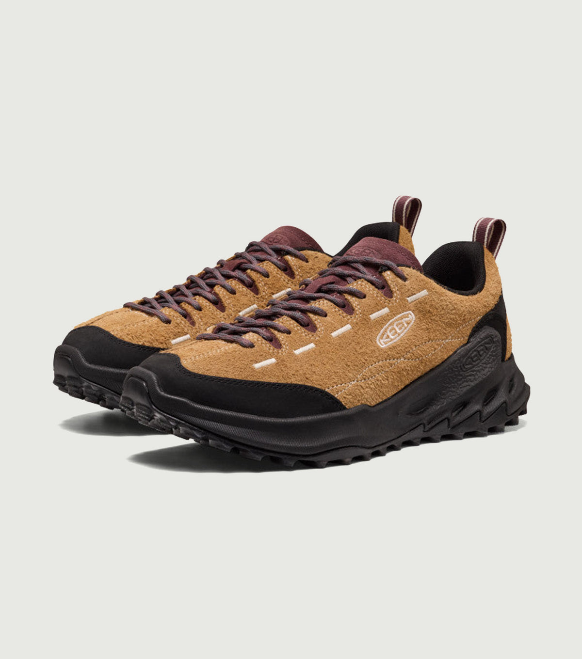 KEEN Jasper Zionic Chipmunk/Huckleberry - three-quarter view