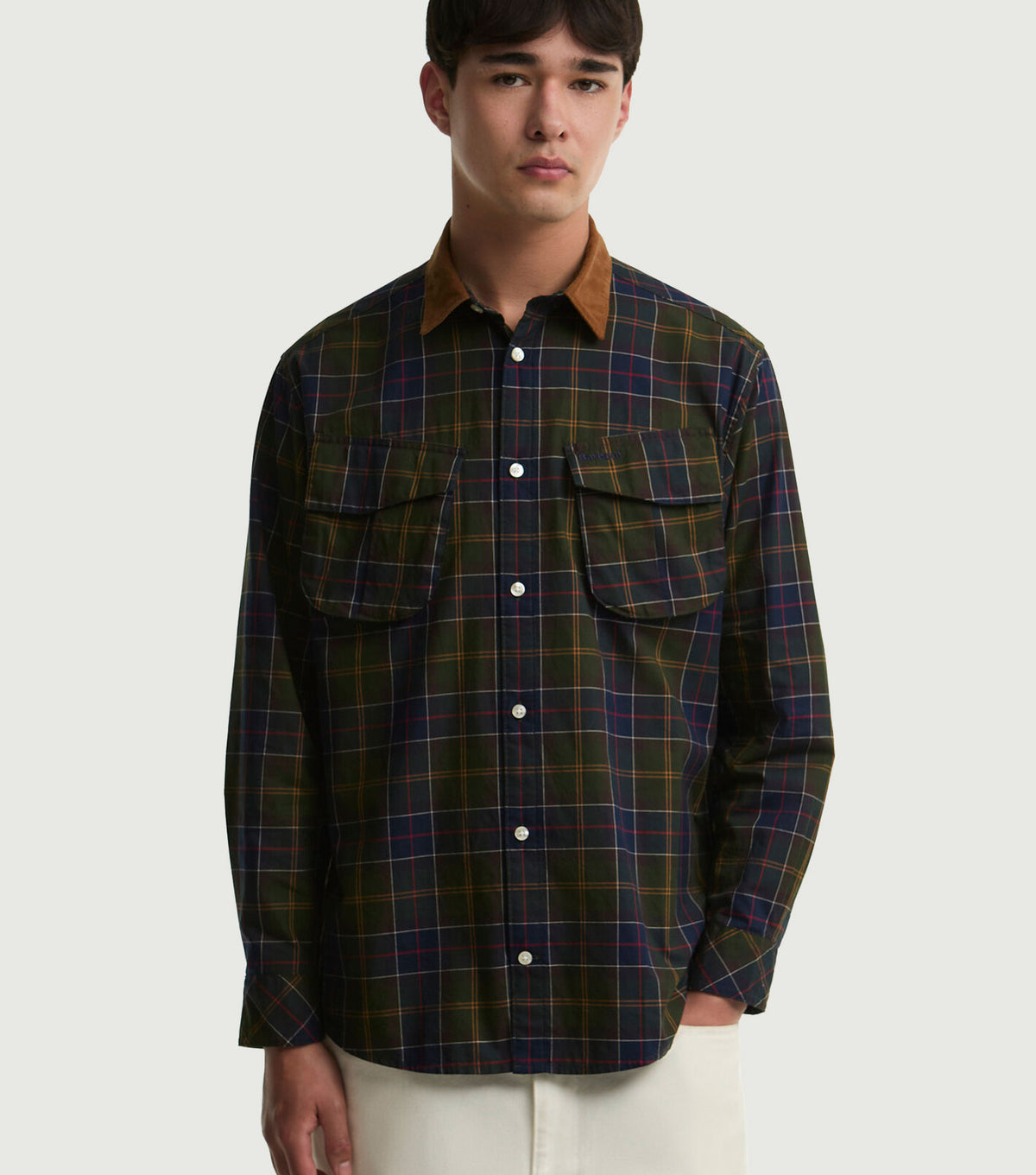 Jungle Tartan Oversized Long-Sleeved Shirt - Barbour