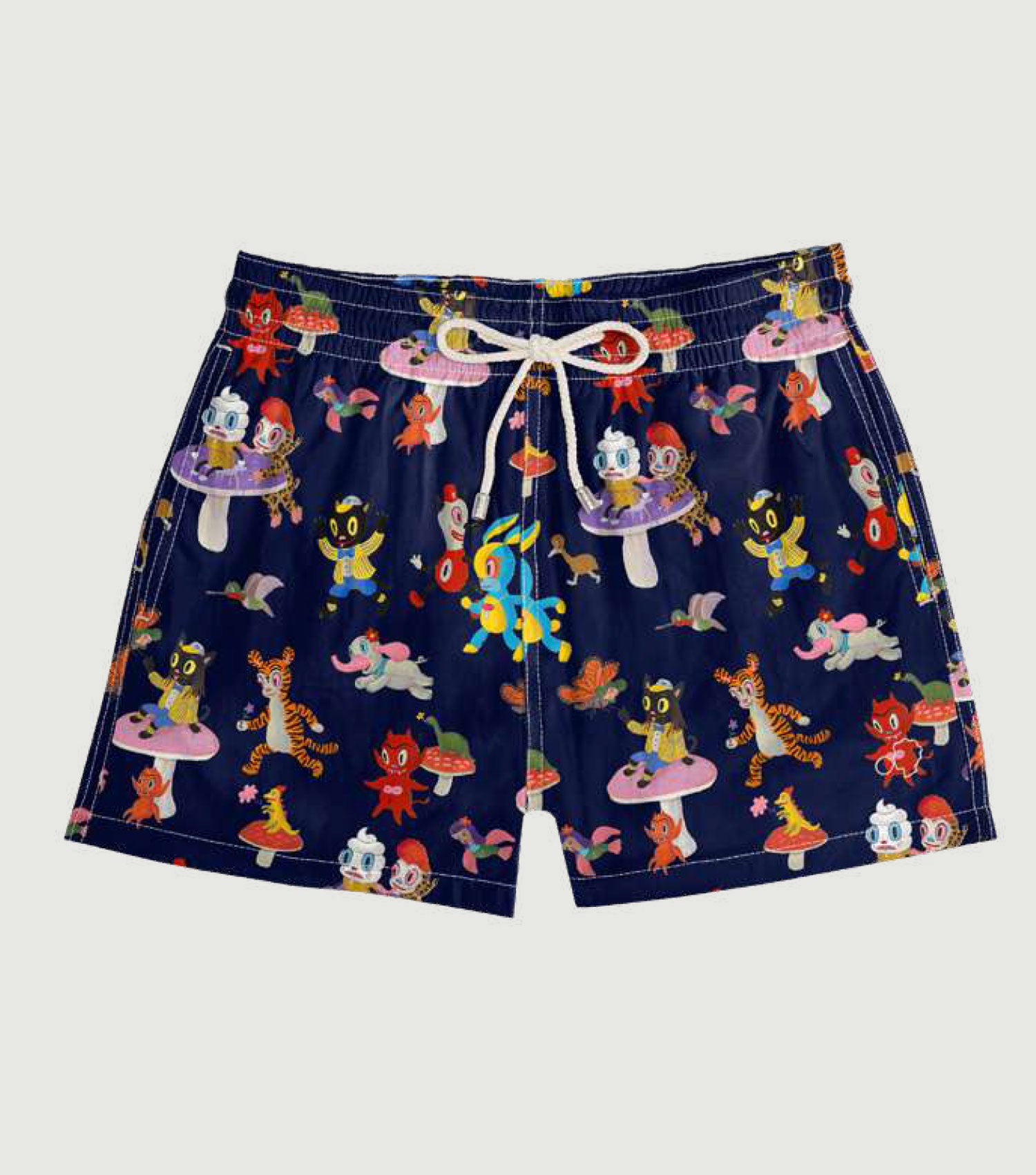 Exclusive Classic Swim Shorts Blue Catch the Wind x Gary Baseman - Arrels