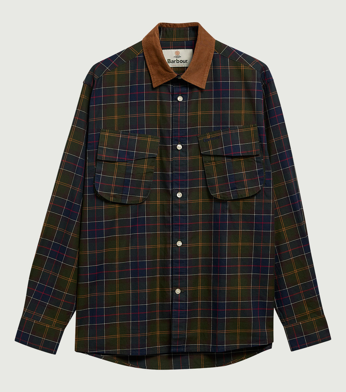 Jungle Tartan Oversized Long-Sleeved Shirt - Barbour