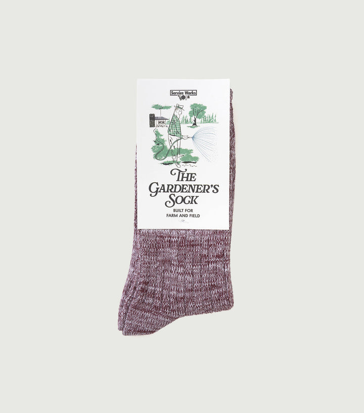 The Gardener's Sock Burgundy