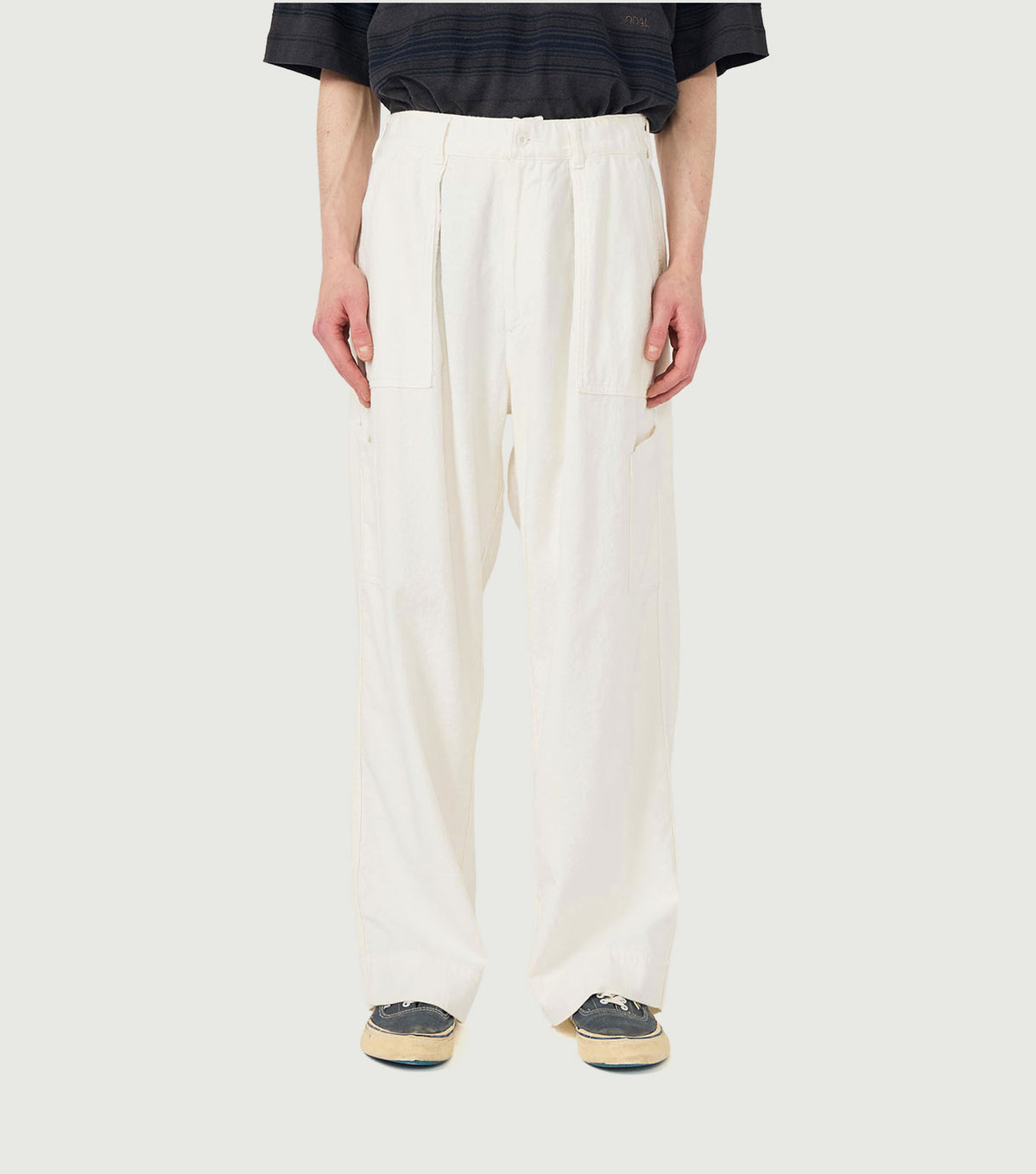 Silk Nep Cotton Twill Deck Pants - Nanamica