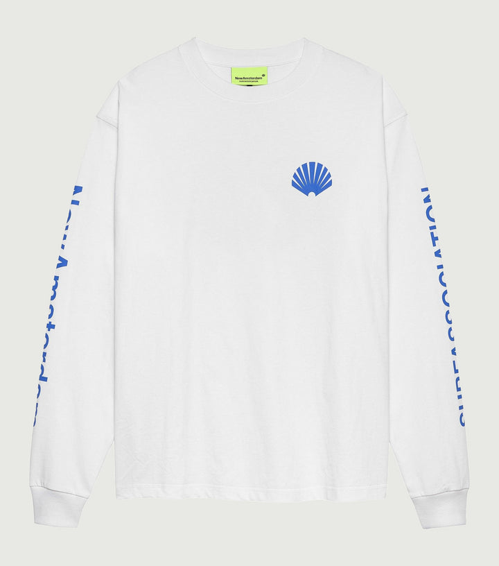 Logo Longsleeve White