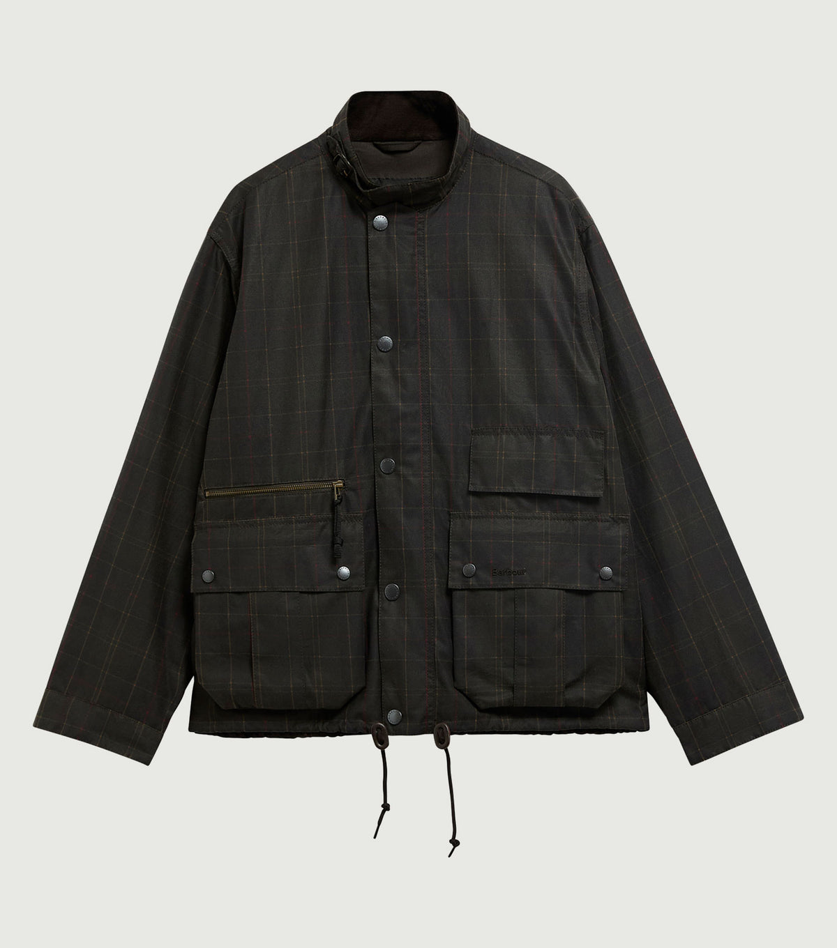 Modified Tartan Ursula Waxed Jacket Classic Tartan - Barbour