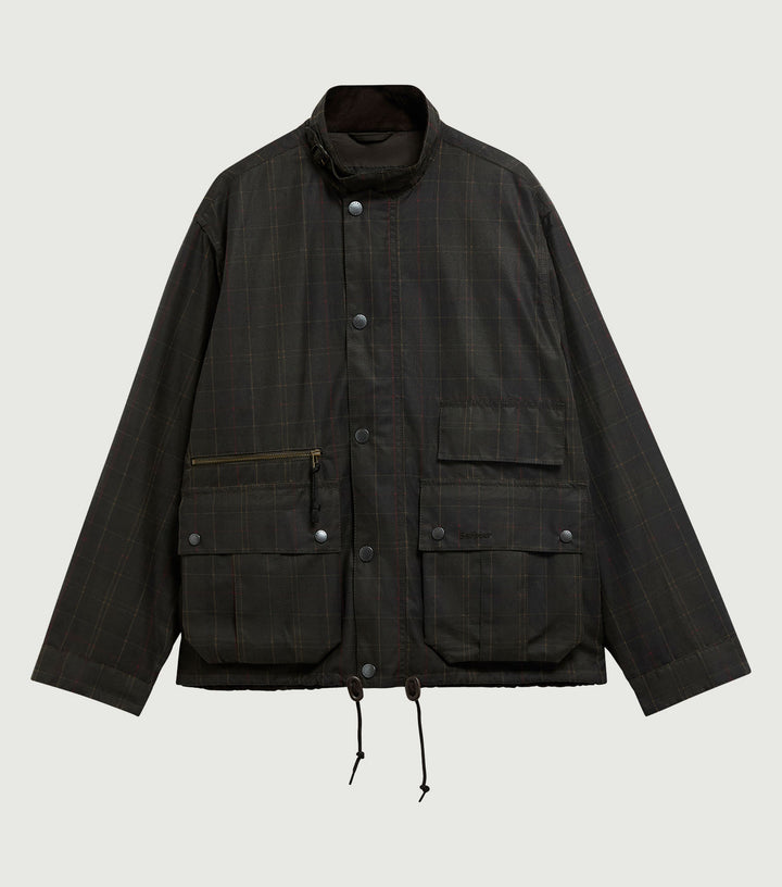Modified Tartan Ursula Waxed Jacket Classic Tartan