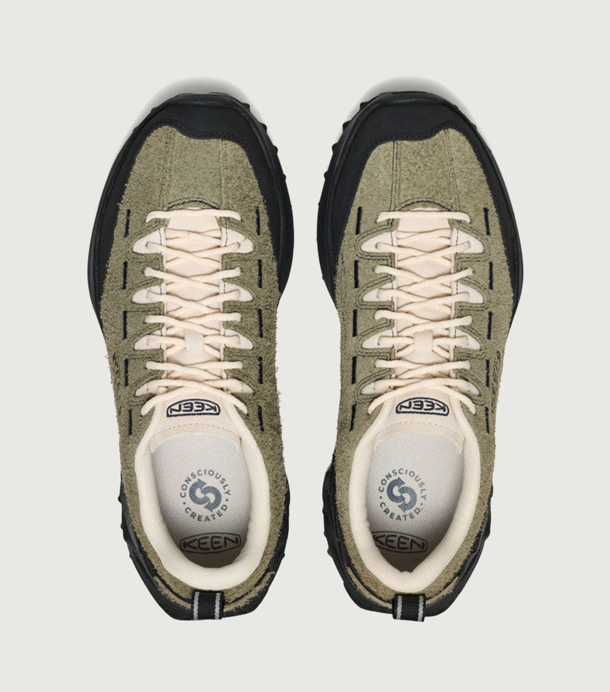 KEEN Jasper Zionic Dark Olive/Birch - top view