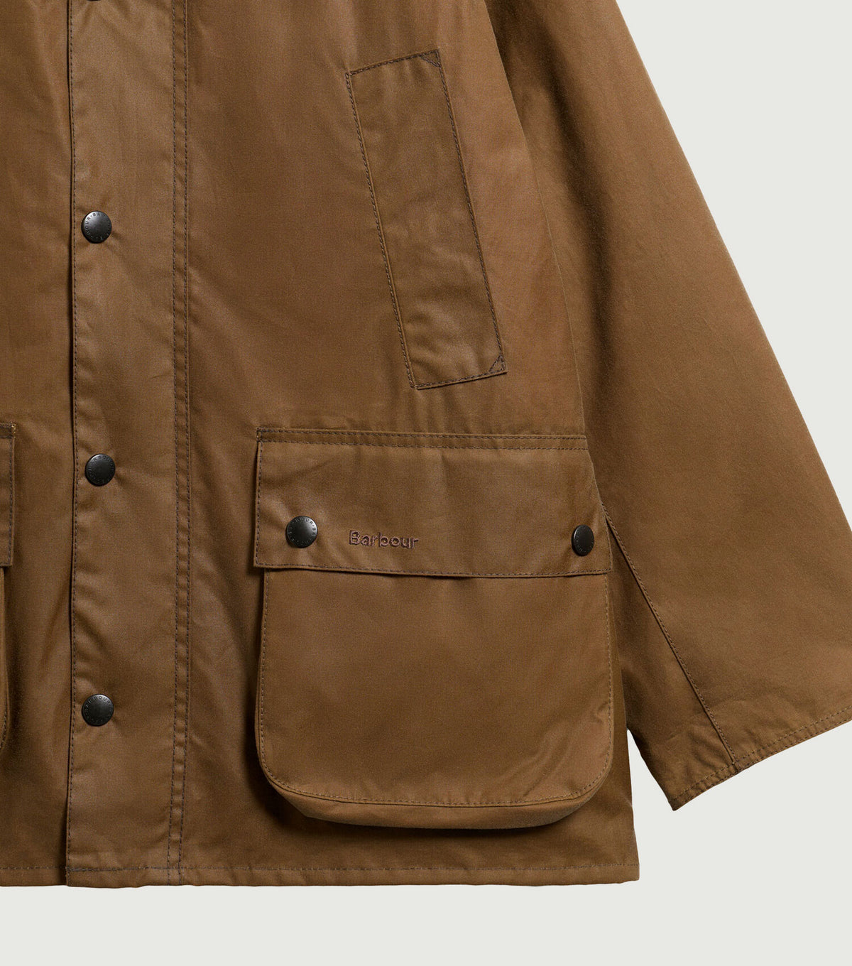 Oversized Bedale Waxed Jacket Sand - Barbour