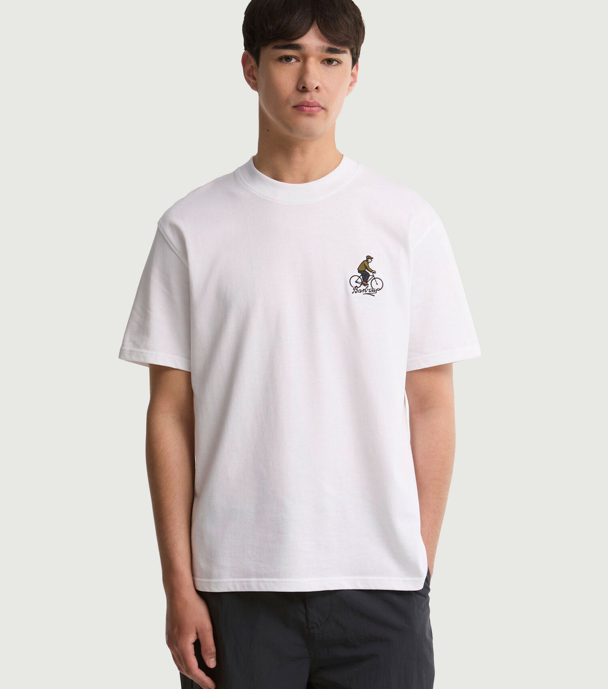 Trussford Bicycle Oversized T-Shirt White - Barbour