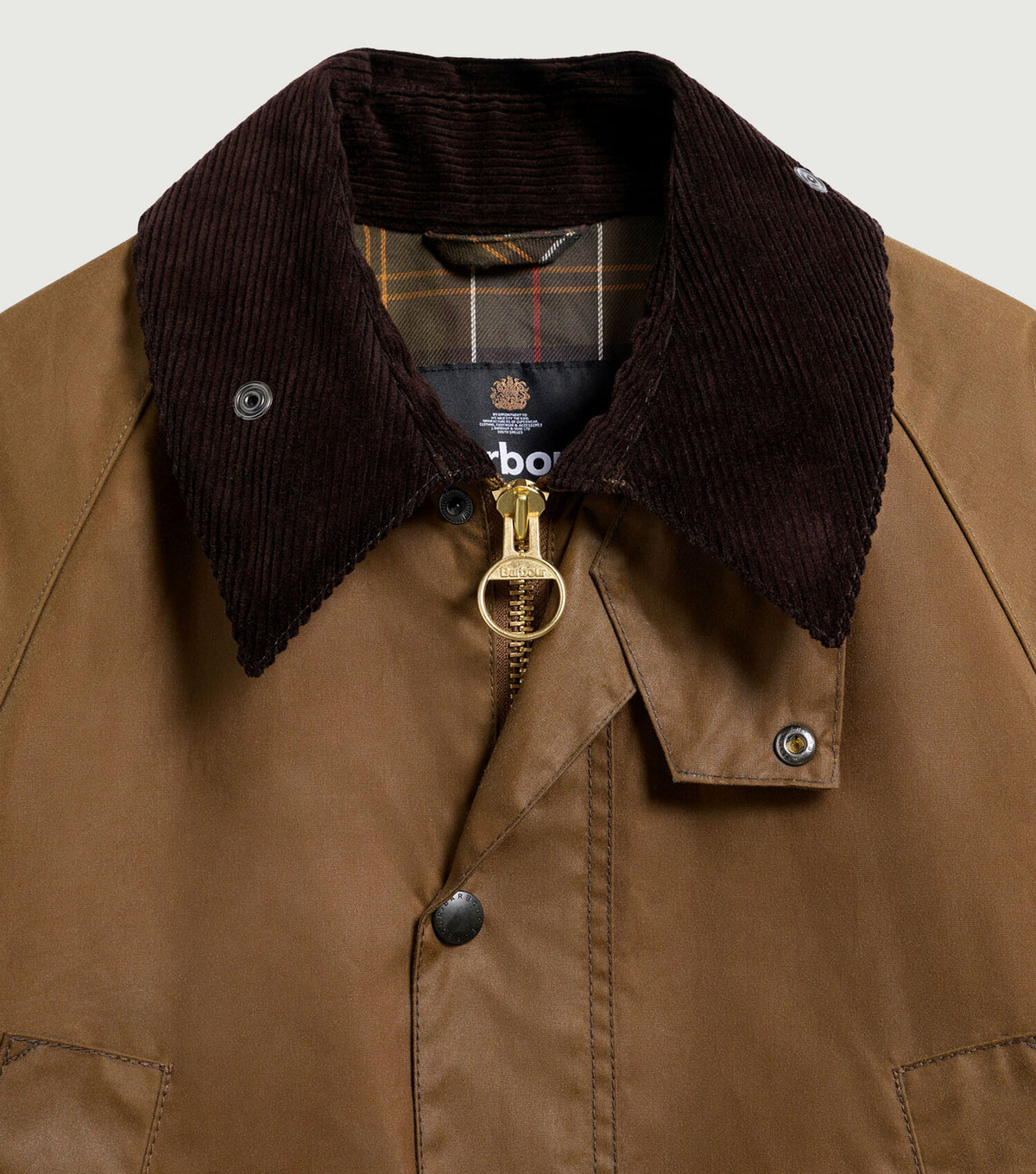 Oversized Bedale Waxed Jacket Sand - Barbour