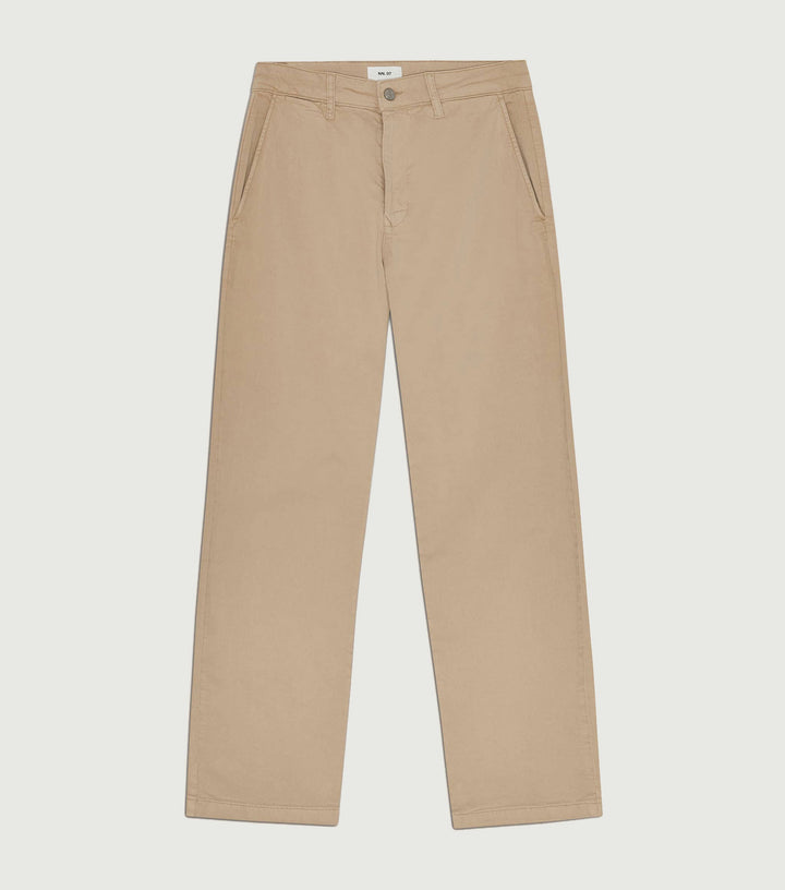Aden - Straight leg regular fit chino Khaki Beige