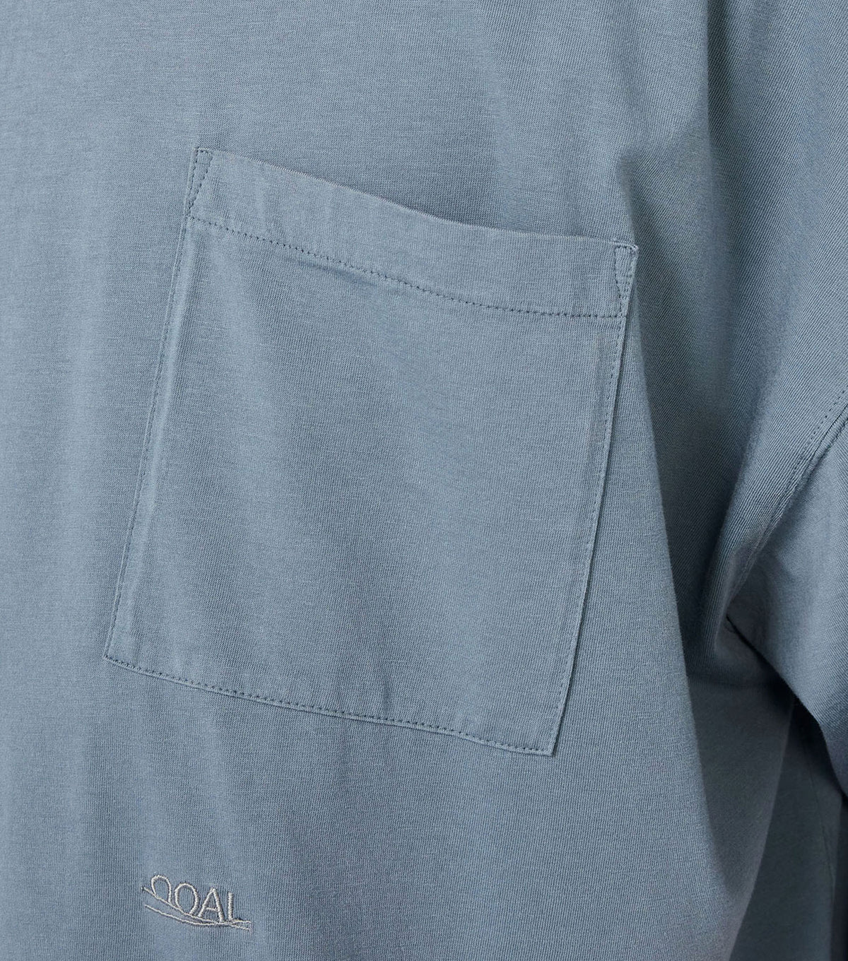 OOAL Pocket Tee Blue Gray - Nanamica