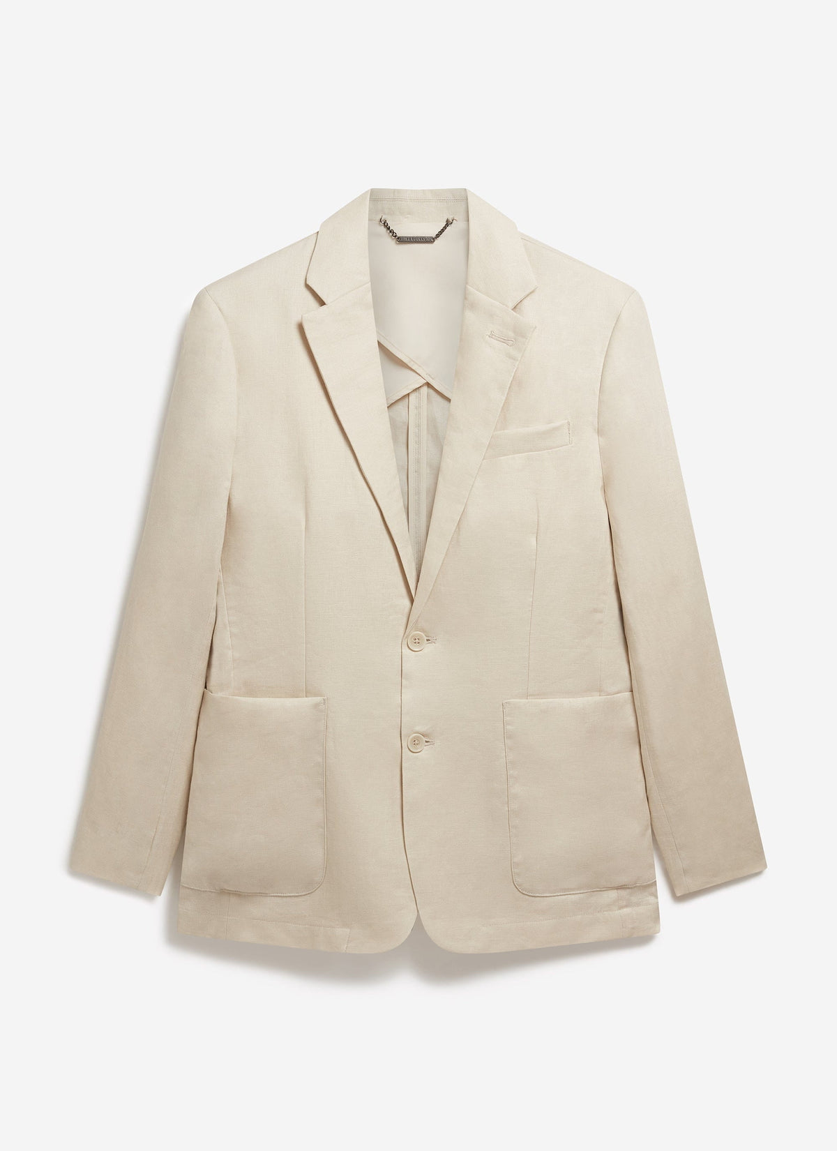 Tailored Linen Blazer | Cream - Percival