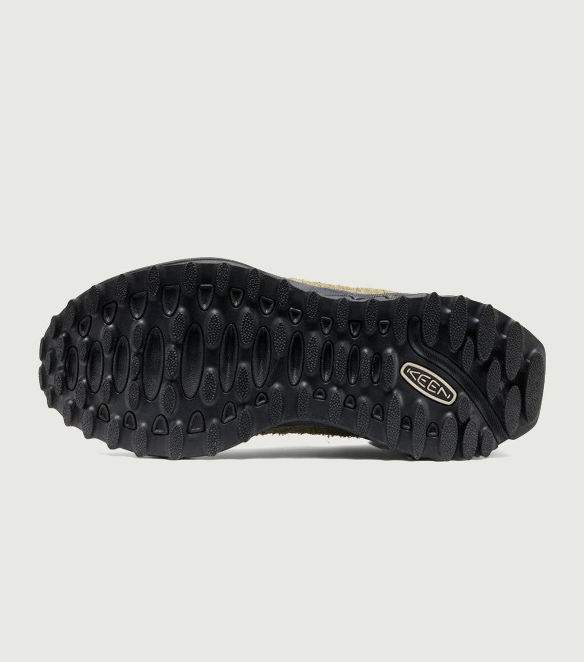 KEEN Jasper Zionic Dark Olive/Birch - outsole view