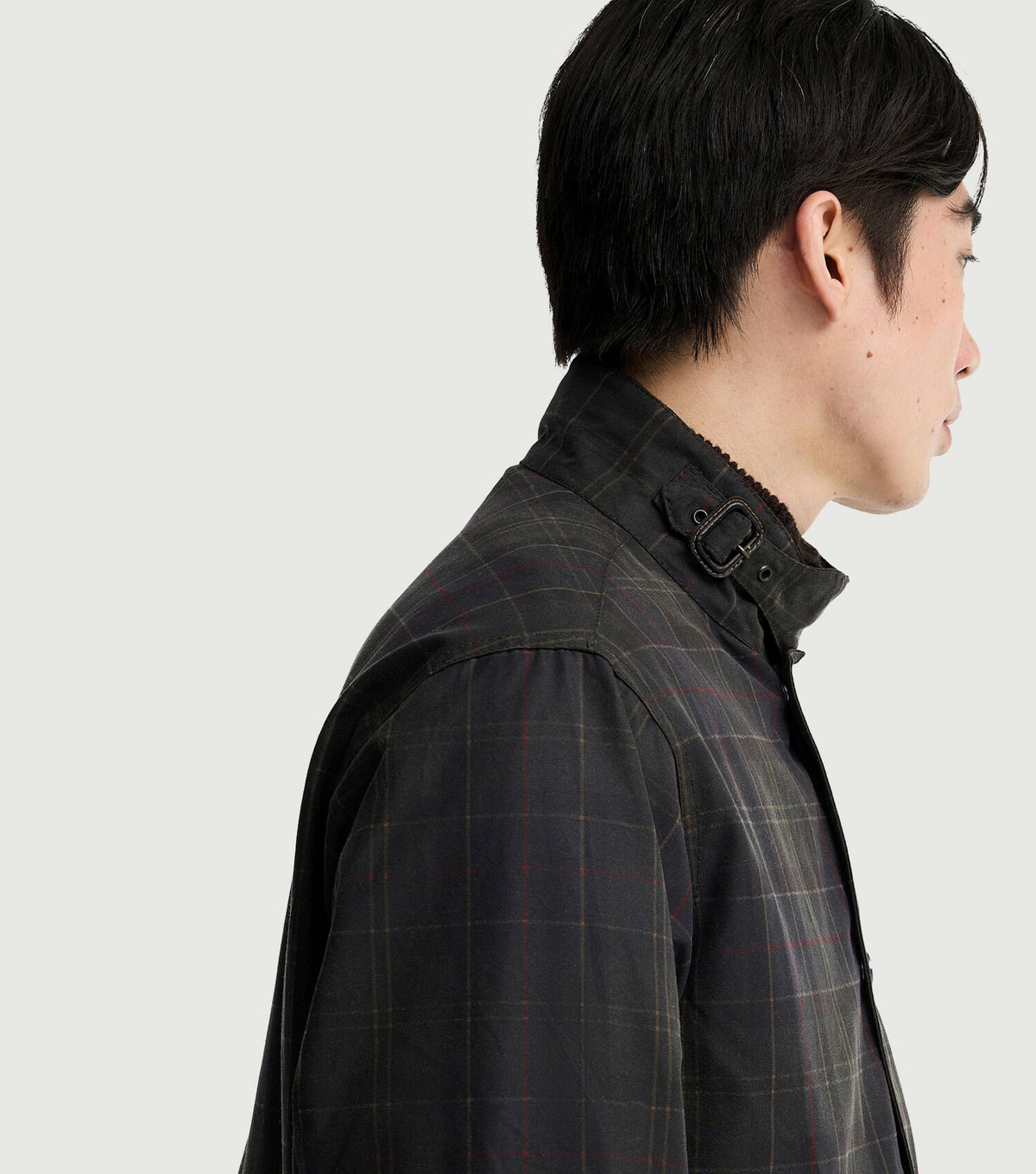 Modified Tartan Ursula Waxed Jacket Classic Tartan - Barbour