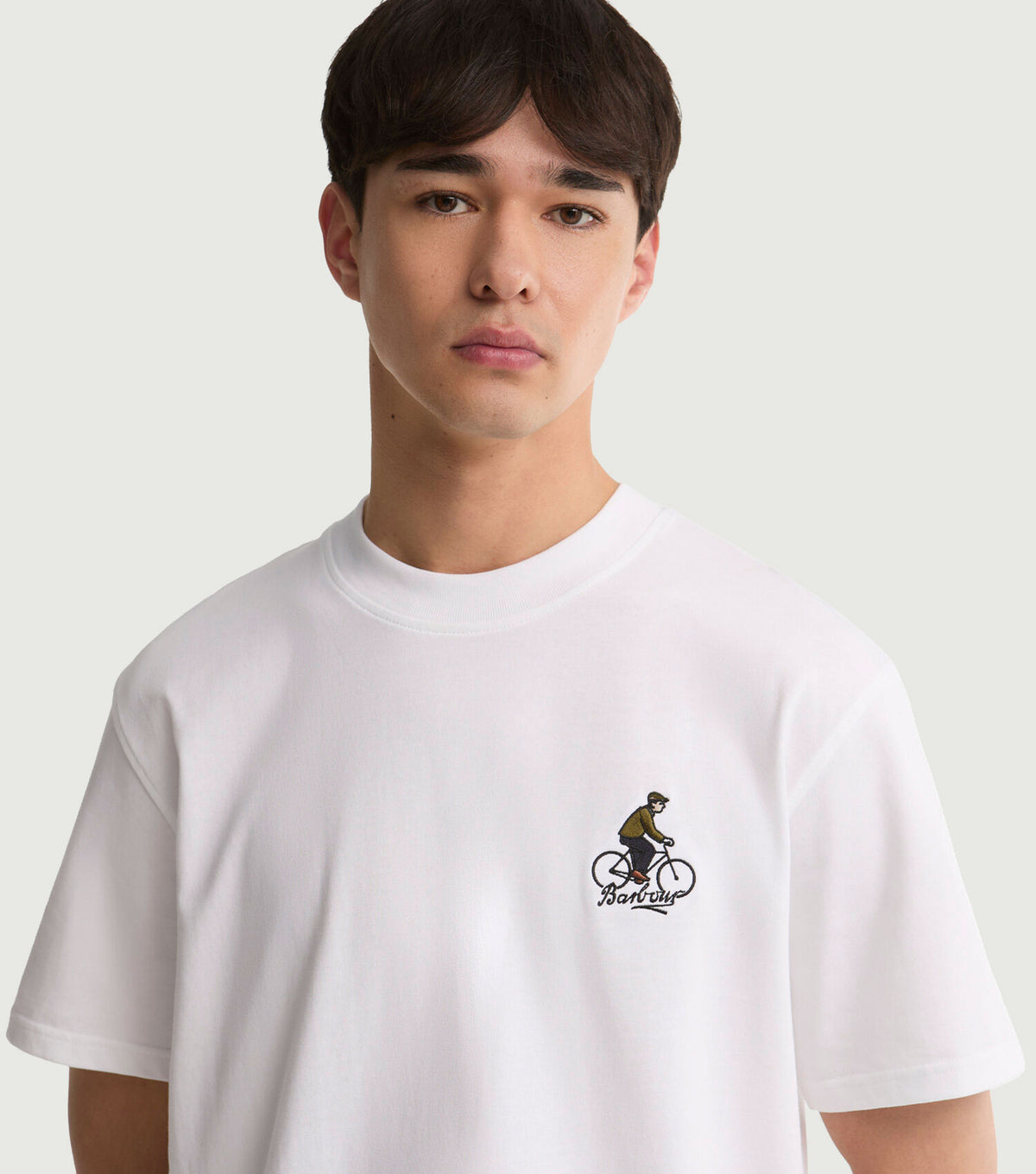 Trussford Bicycle Oversized T-Shirt White - Barbour