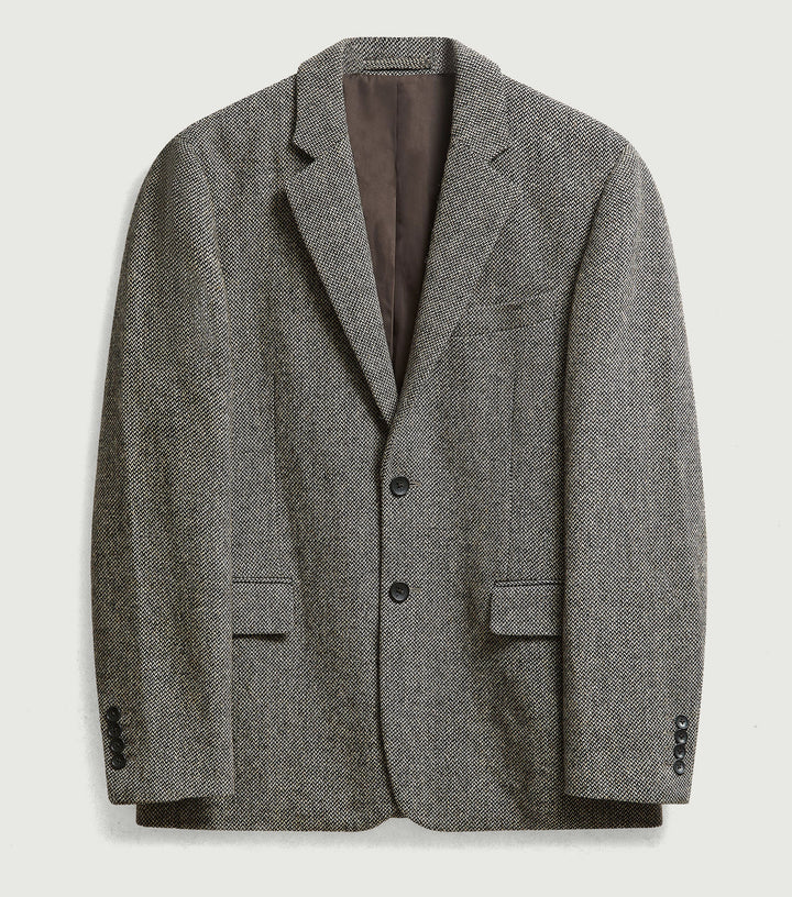Americana Tailored de lana Birdseye gris