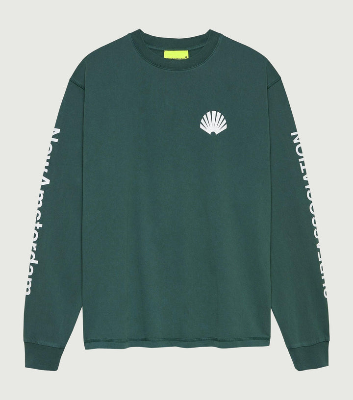 Logo Longsleeve Bottle Green