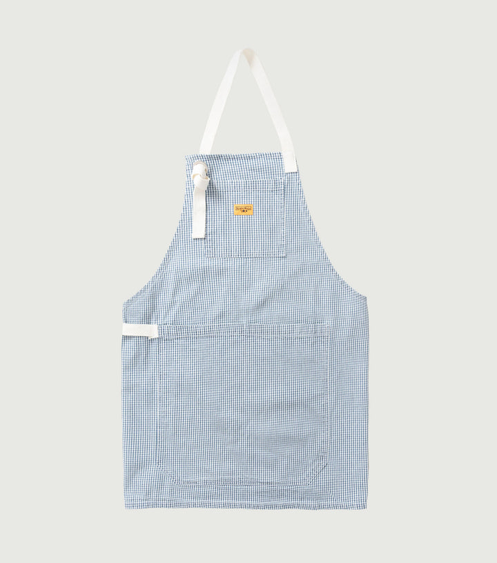 Delantal House Gingham - Azul