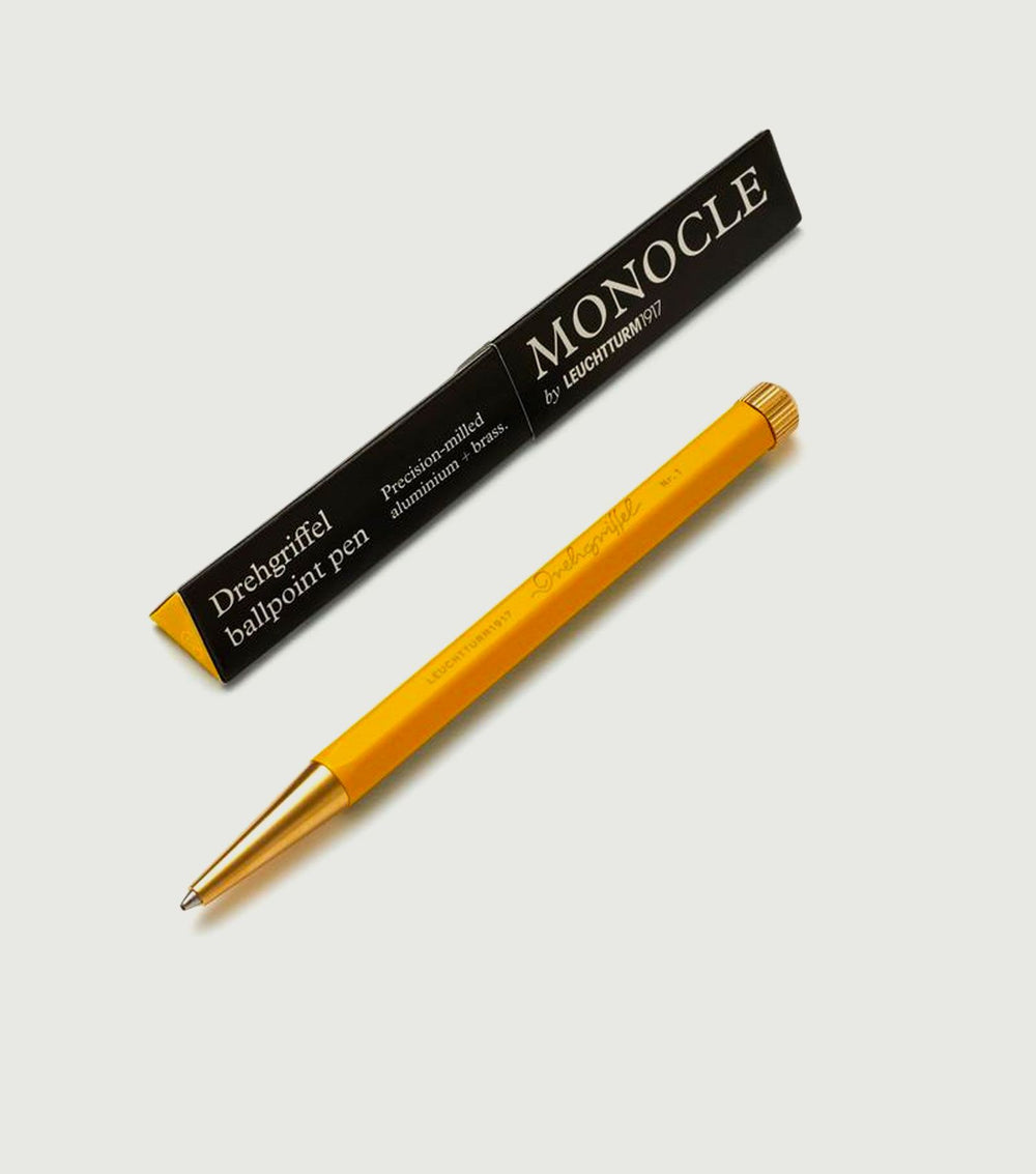 Drehgriffel Monocle Pen, Yellow - MONOCLE by Leuchtturm1917