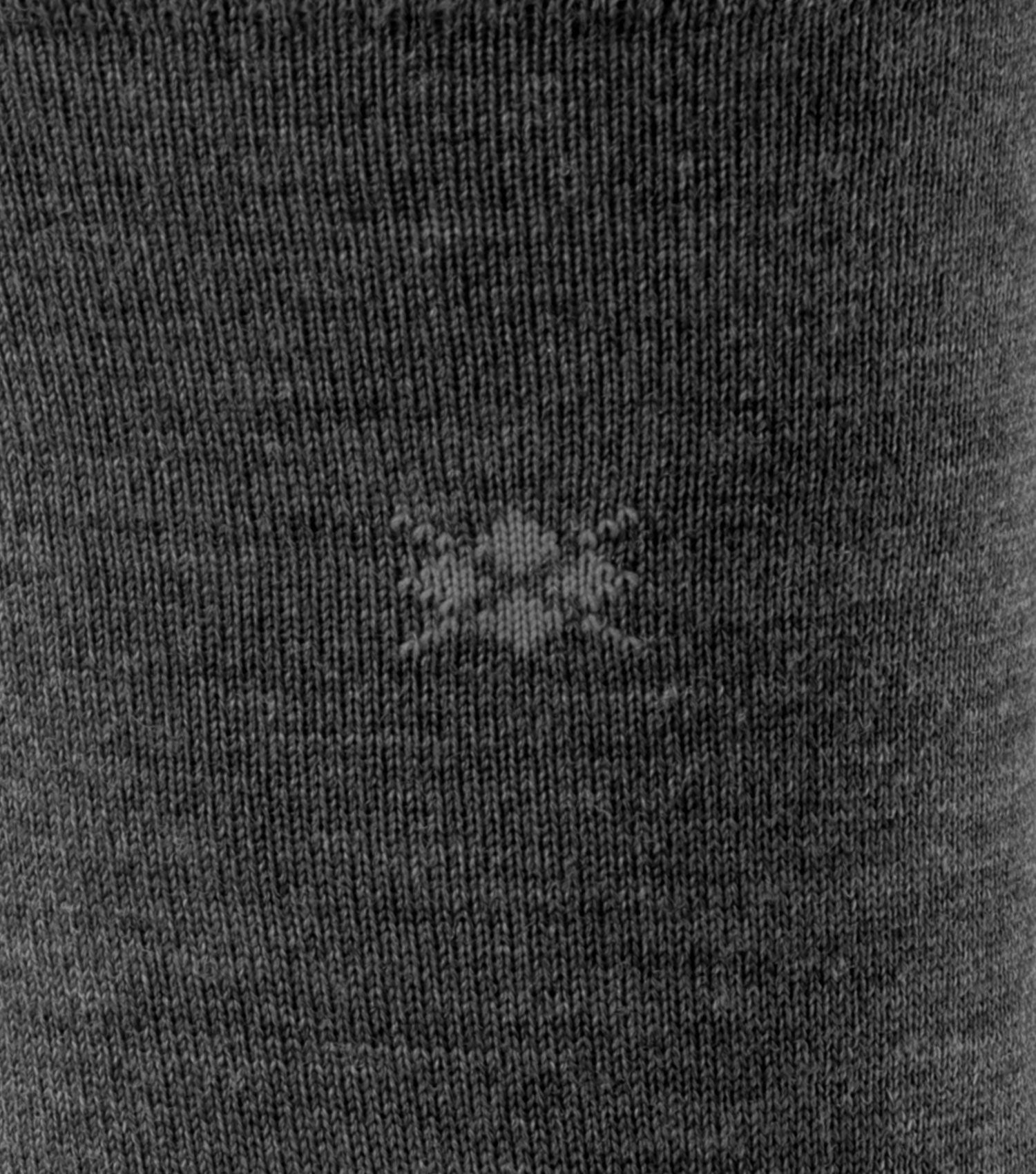 B Leeds SO Socks Asphalt Mel - Burlington