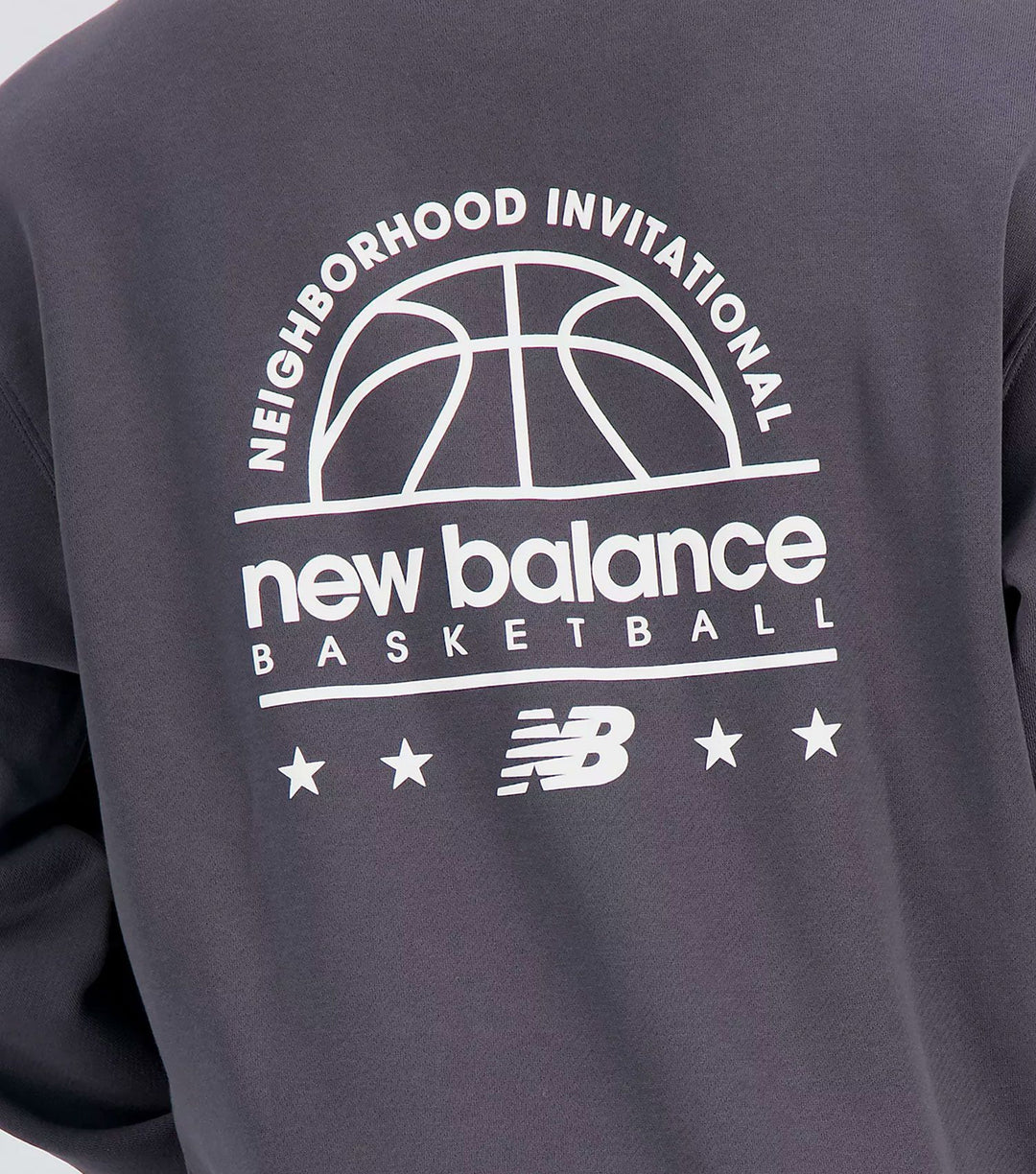 Hoops Essentials Hoodie Charcoal - New Balance