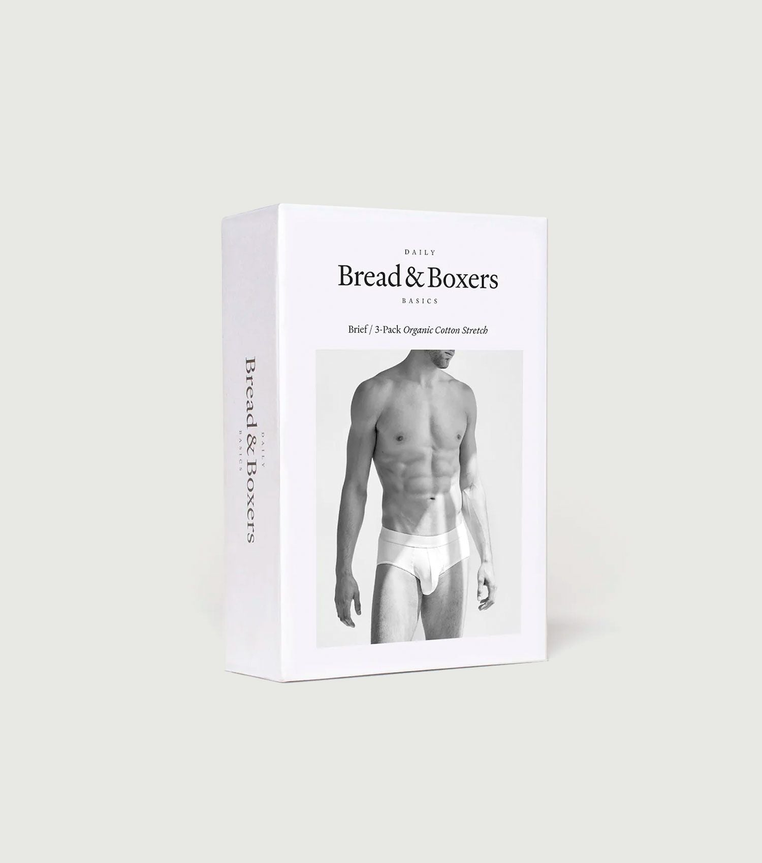 3 Organic Cotton Briefs White - Bread & Boxers