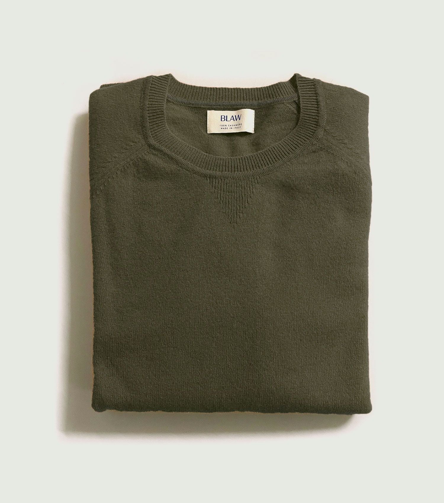 Army green cashmere clearance sweater