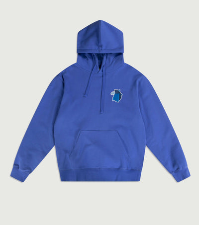 Playing Waves Hoodie Blue - New Amsterdam Surf Association