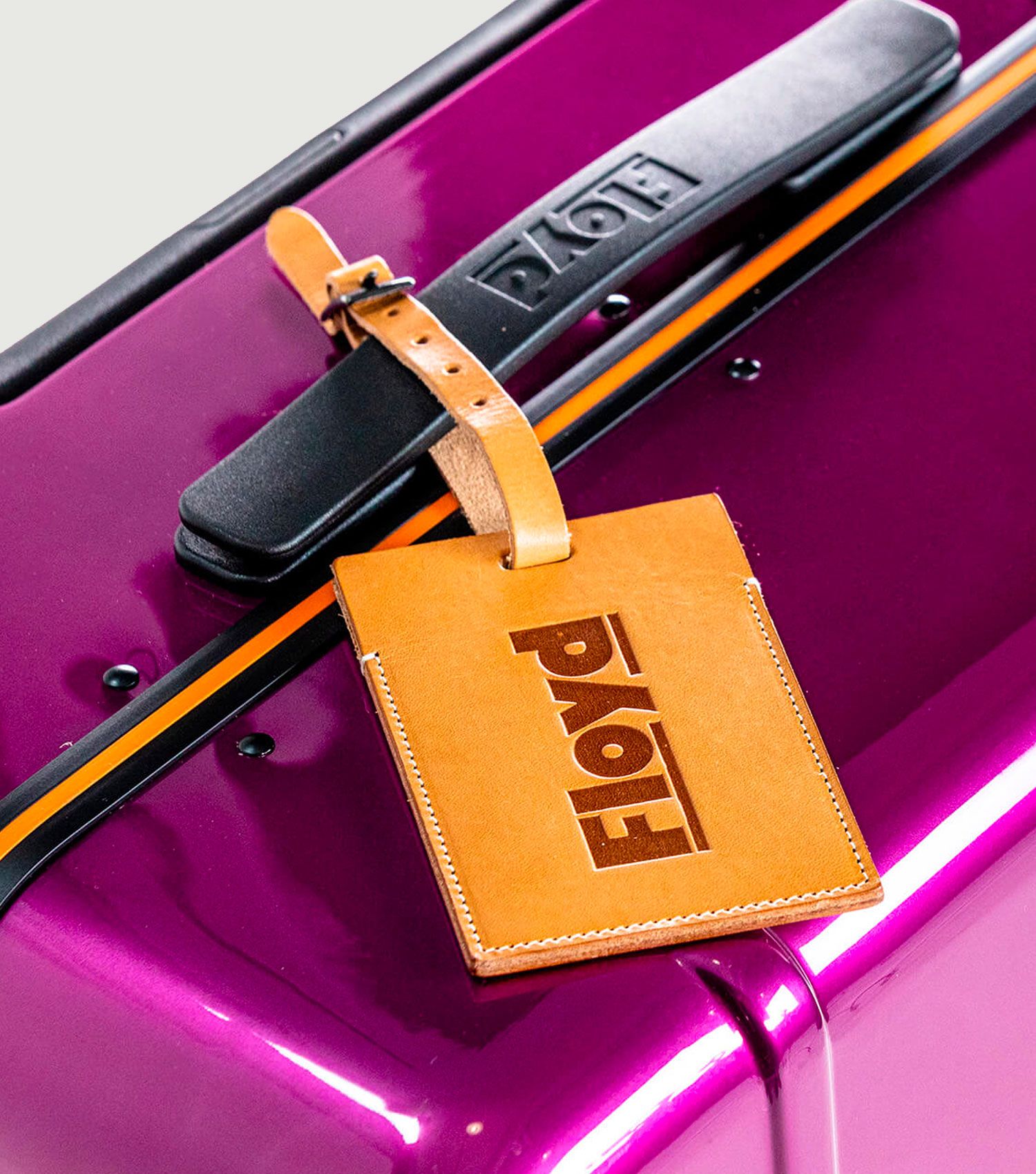 Leather Luggage Tag - Floyd