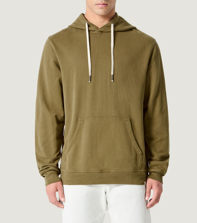 Loopback French Terry Hooded Sweatshirt Taupe - BLAW