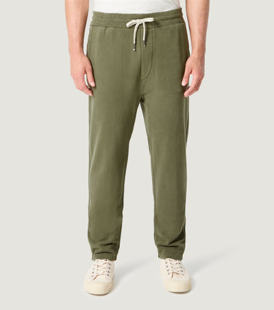 Loopback French Terry Fleece Pant Army - BLAW