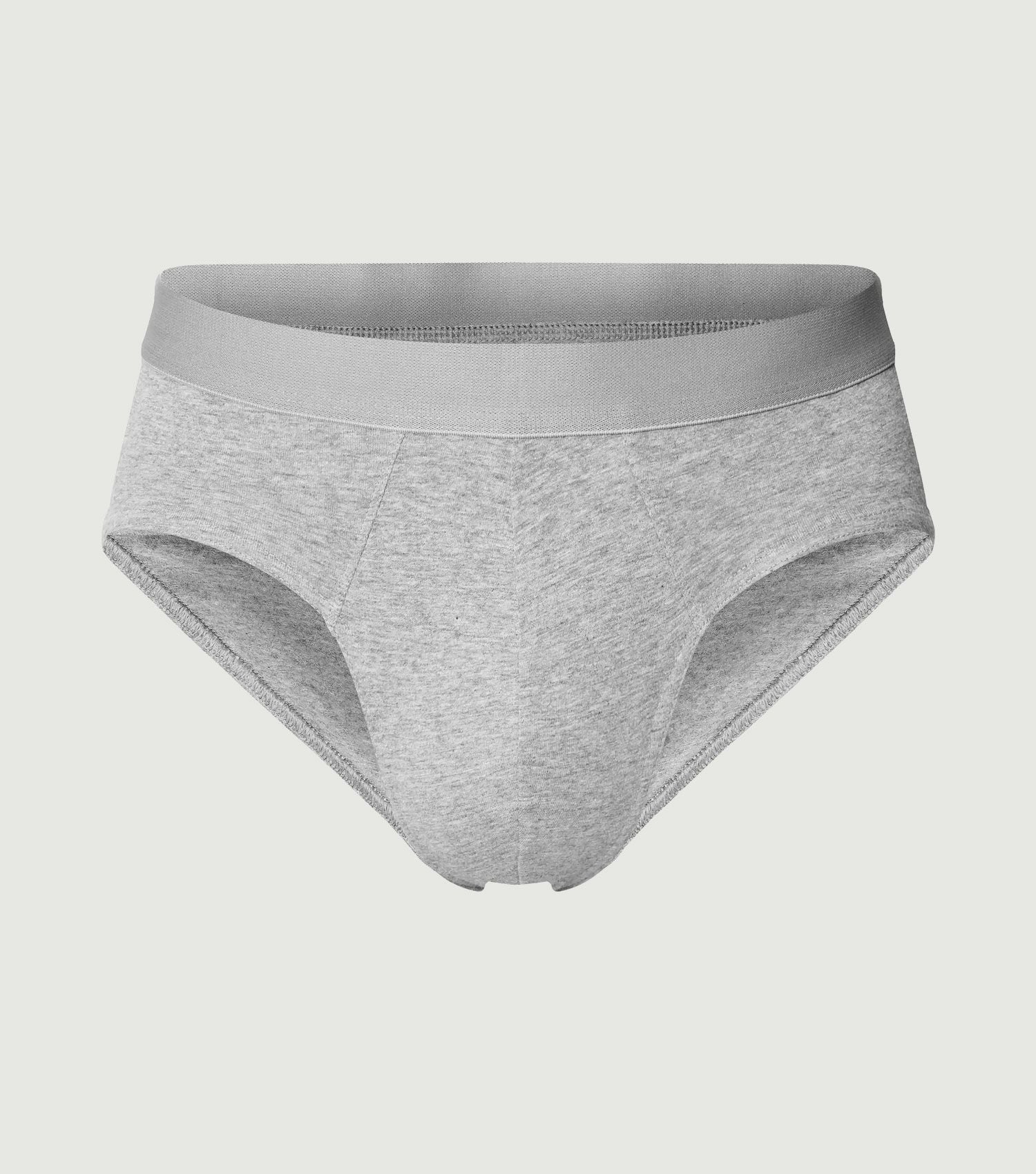 Organic Cotton Brief Grey - Bread & Boxers