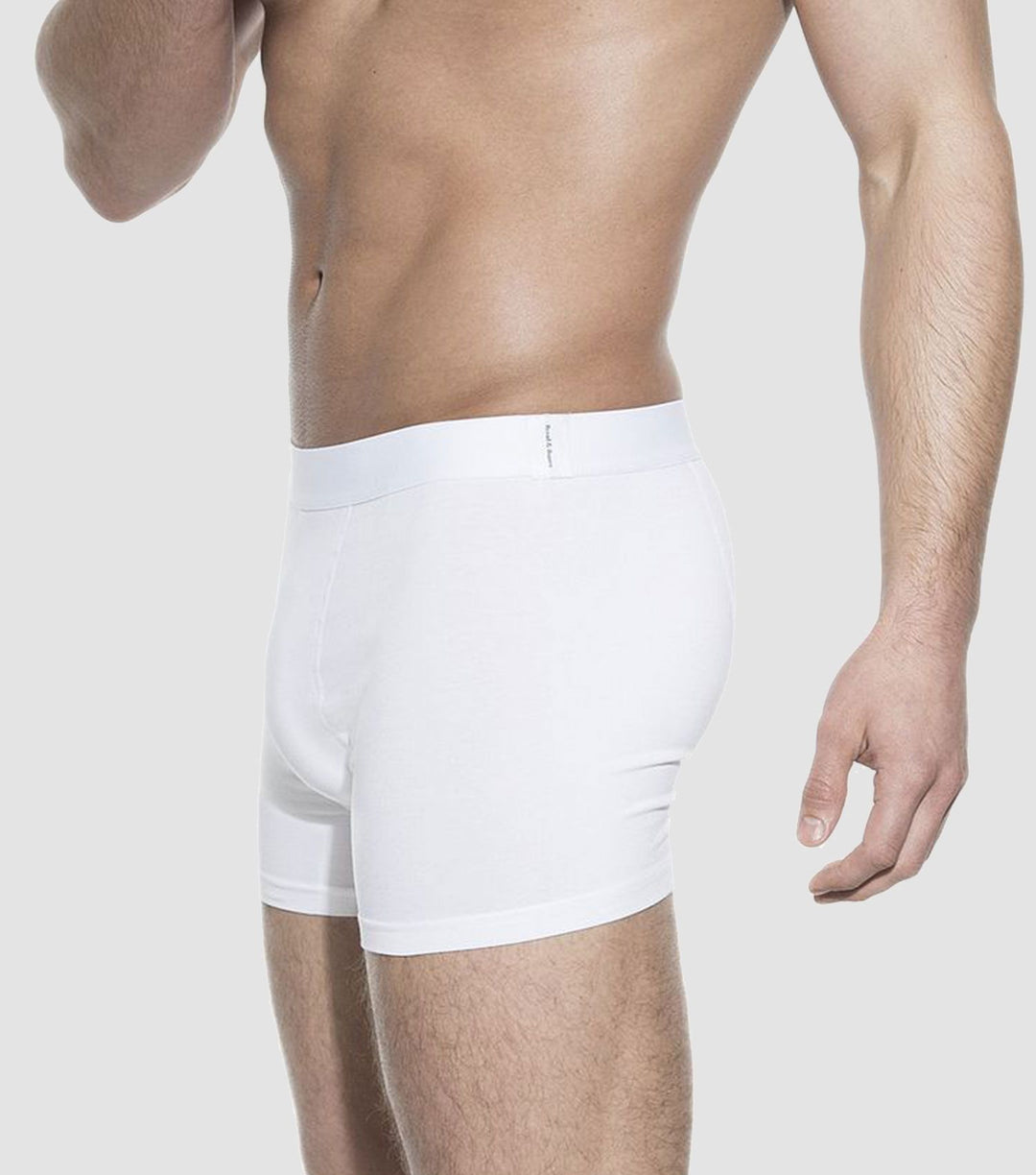 3-Pack - Boxer Brief Extra Long Organic Cotton Men's Long Boxer Briefs -  White - Shop breadandboxers-tw Men's Underwear - Pinkoi