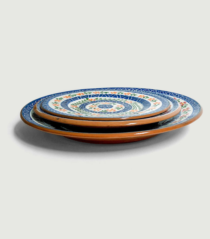 Handmade Medium Plate 20ø Azul - Rien de Rien